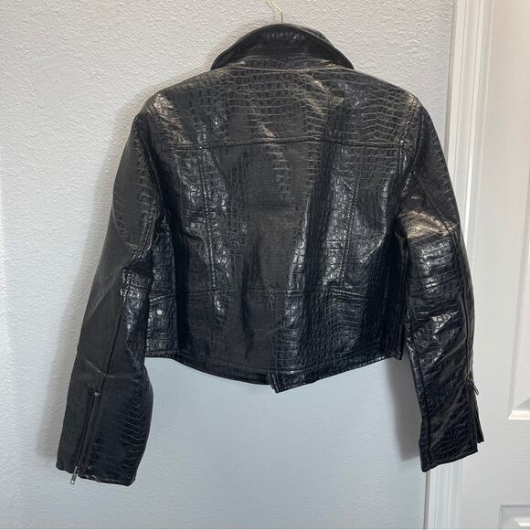 Modcloth Crocodile Rock Moto Jacket - Picture 11 of 14